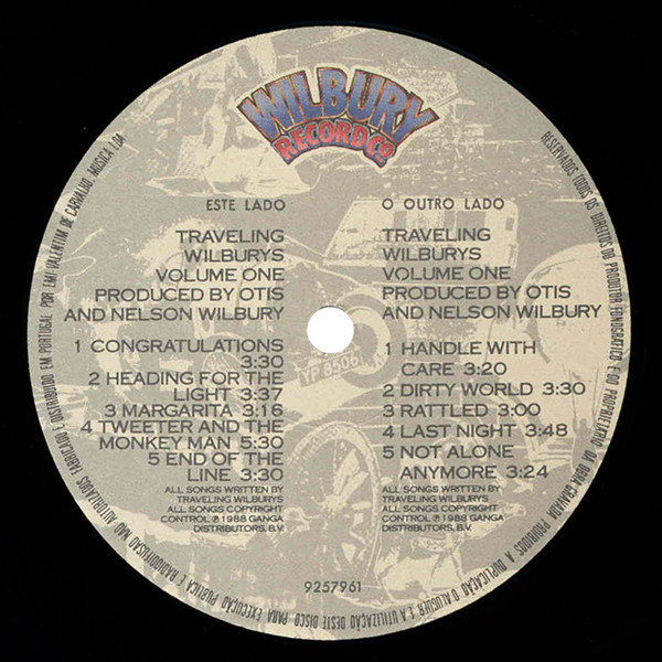 Traveling Wilburys - Volume One | Wilbury Records (925796 1) - 2