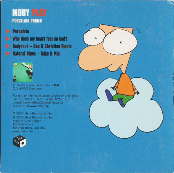 Moby - Porcelain Promo | Mute (PCDStumm172) - 2
