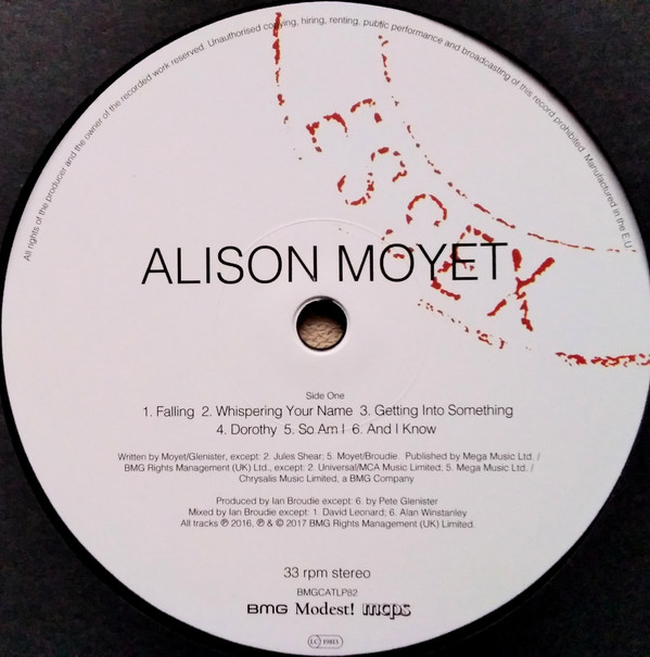 Alison Moyet - Essex | BMG (BMGCATLP82) - 3