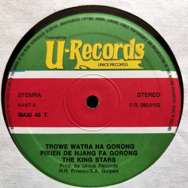 The King Stars - Leba Leba Sinawe | Unice Records (U.R. 080.0103) - 3