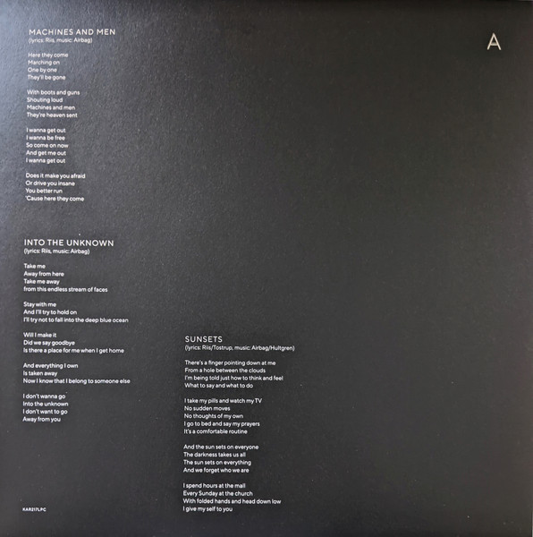 Airbag - A Day In The Studio / Unplugged In Oslo | Karisma Records (KAR217LPC) - 3 Airbag - A Day In The Studio / Unplugged In Oslo | Karisma Records (KAR217LPC) - 3