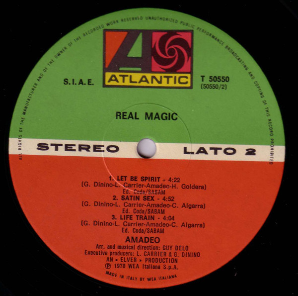Amadeo - Real Magic | Atlantic (T 50550) - 3