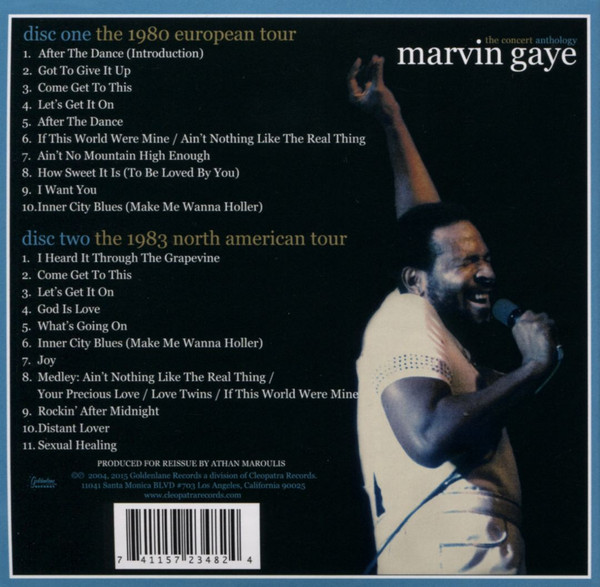 Marvin Gaye - The Concert Anthology CD | Goldenlane Records (CLP 2348) - 2
