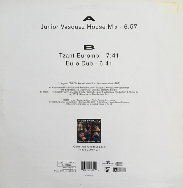 Real McCoy - Come On And Get Your Love (Remixes) | Hansa (74321 32139 1) - 2 Real McCoy - Come On And Get Your Love (Remixes) | Hansa (74321 32139 1) - 2