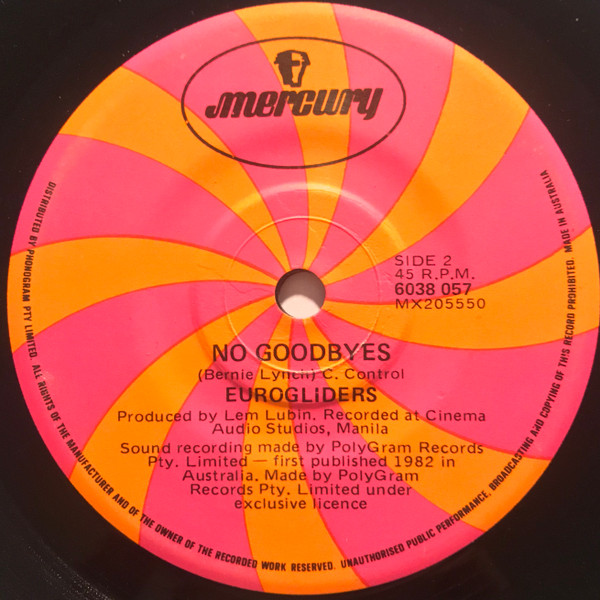 Eurogliders - Without You | Mercury (6038 057) - 2