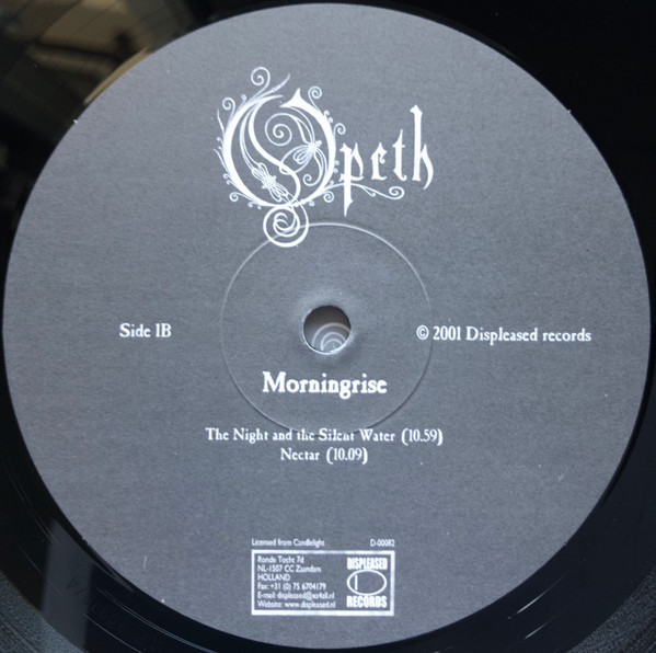 Opeth - Morningrise | Displeased Records (D-00082) - 4