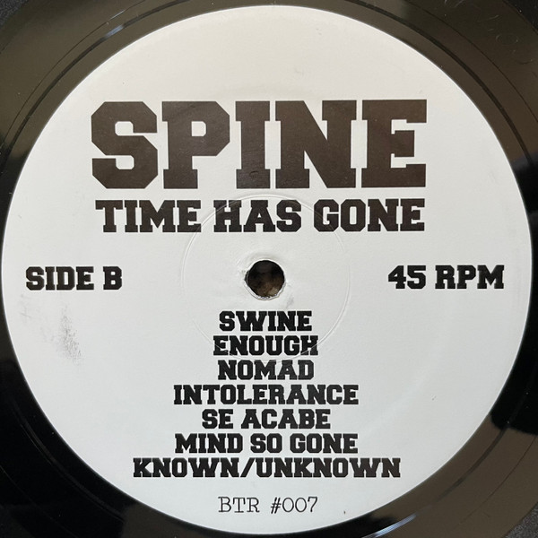 Spine - Time Has Gone | Bad Teeth Recordings (BTR #007) - 4 Spine - Time Has Gone | Bad Teeth Recordings (BTR #007) - 4
