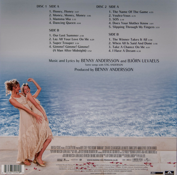 Various - Mamma Mia! The Movie Soundtrack Featuring The Songs Of ABBA | UMC (00602567549499) - 2 Various - Mamma Mia! The Movie Soundtrack Featuring The Songs Of ABBA | UMC (00602567549499) - 2