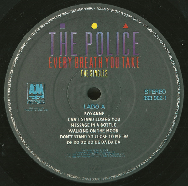 The Police - Every Breath You Take (The Singles) | A&M Records (393902-1) - 3