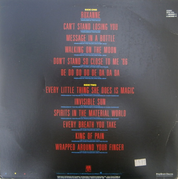The Police - Every Breath You Take (The Singles) | A&M Records (393902-1) - 2