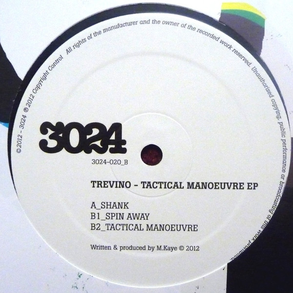Trevino - Tactical Manoeuvre EP | 3024 (3024-020) - 2