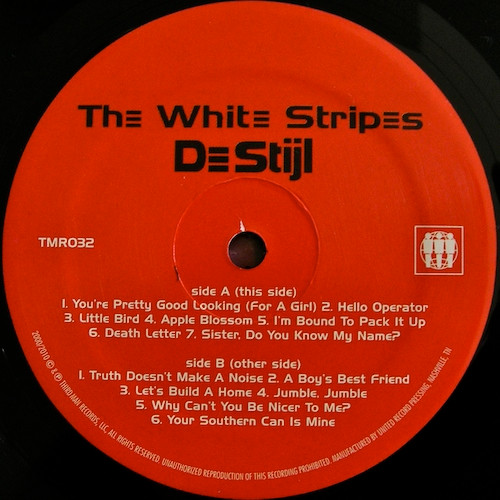The White Stripes - De Stijl | Third Man Records (TMR032) - 3 The White Stripes - De Stijl | Third Man Records (TMR032) - 3