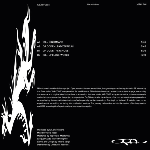 IDL , QR Code - Neuroticism | Opal (OPAL 001) - 2 IDL , QR Code - Neuroticism | Opal (OPAL 001) - 2