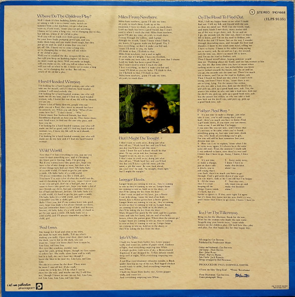 Cat Stevens - Tea For The Tillerman | Island Records (ILPS 9135) - 2