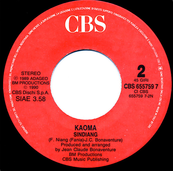 Kaoma - Donna Con Te | CBS (655759 7) - 4