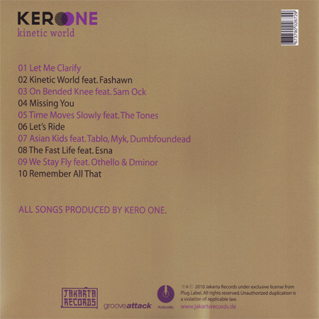 Kero One - Kinetic World | Jakarta Records (JAKARTA 027) - 2