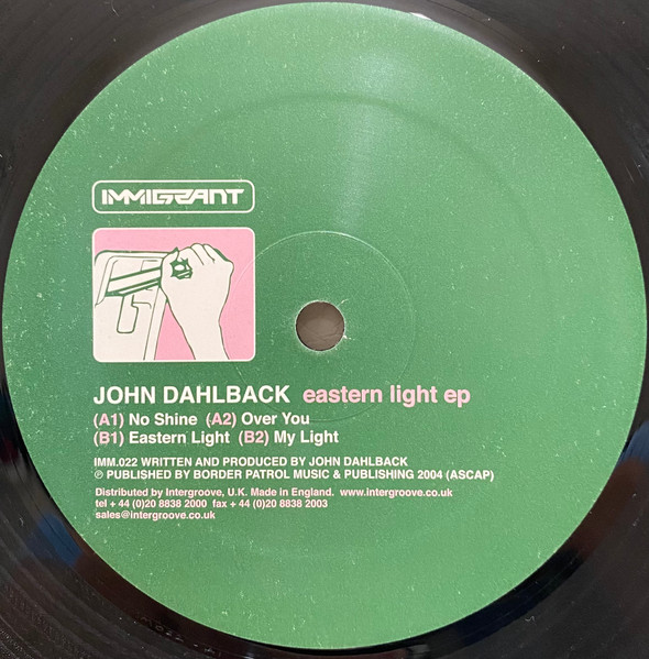 John Dahlbäck - Eastern Light EP | Immigrant (IMM.022) - 2