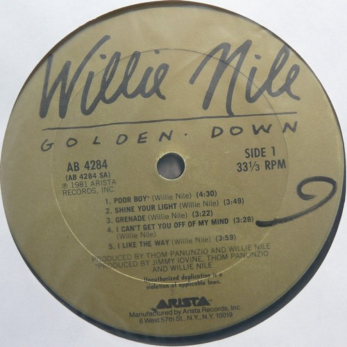 Willie Nile - Golden Down | Arista (AB 4284) - 3