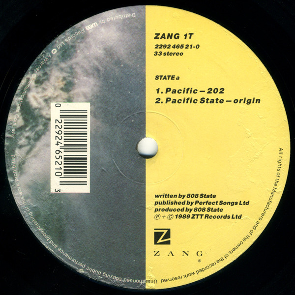 808 State - Pacific | ZTT (ZANG 1T) - 3