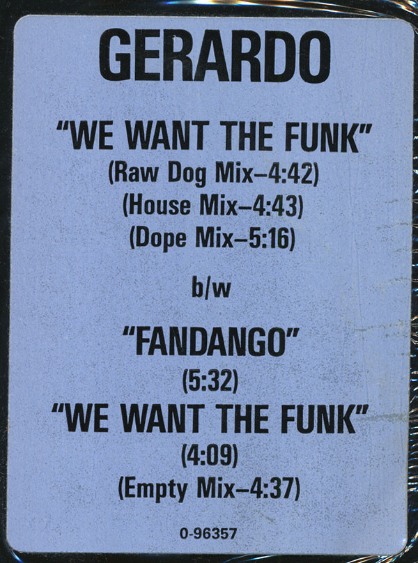 Gerardo - We Want The Funk | Interscope Records (0-96357) - 3