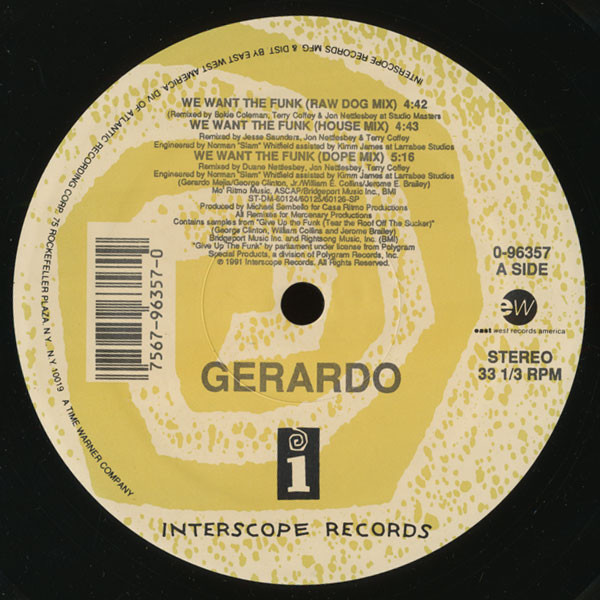 Gerardo - We Want The Funk | Interscope Records (0-96357) - main