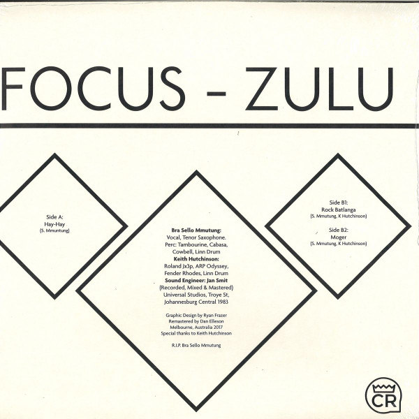 Focus - Zulu EP | Crown Ruler Records (CR 001) - 2