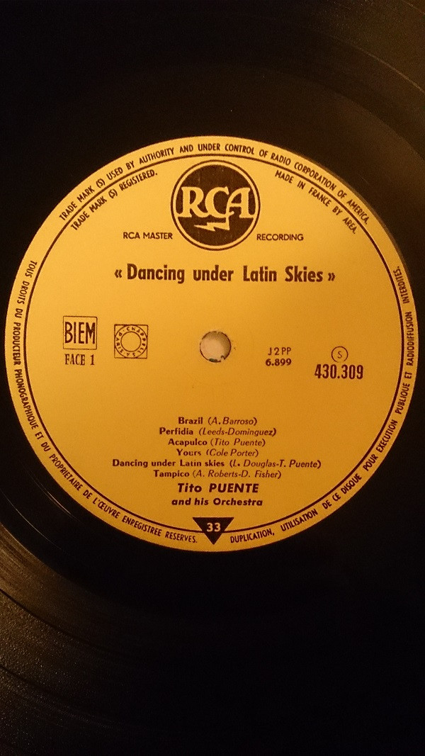 Tito Puente - Tropica Danses "Dancing Under Latin Skies" | RCA (430.309) - 3