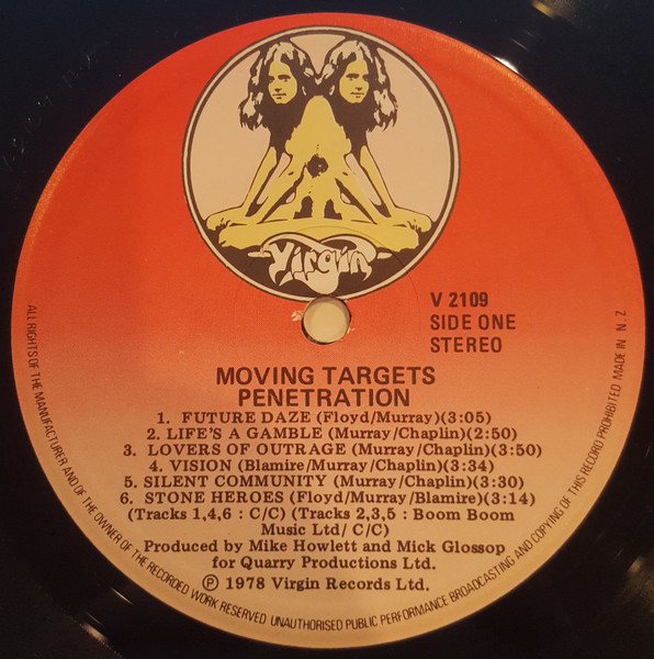 Penetration - Moving Targets LP | Virgin (V 2109) - 2 Penetration - Moving Targets LP | Virgin (V 2109) - 2