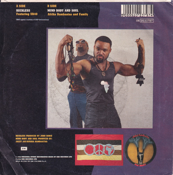 Afrika Bambaataa & Family Featuring UB40 - Reckless | EMI (06 2023797) - 2