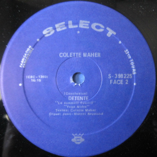 Colette Maher - Détente (Le Sommeil Éveillé - Yoga Nidra) [Vinyl] | Select (S-398225) - 4