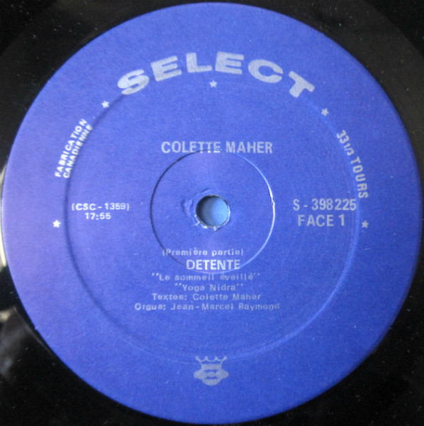 Colette Maher - Détente (Le Sommeil Éveillé - Yoga Nidra) [Vinyl] | Select (S-398225) - 3