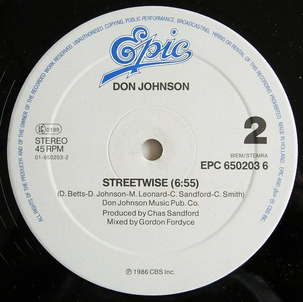 Don Johnson - Heartache Away | Epic (EPC 650203 6) - 4