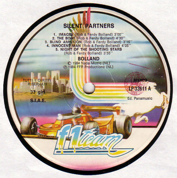 Bolland & Bolland - Silent Partners | F1 Team (LP 33611) - 2 Bolland & Bolland - Silent Partners | F1 Team (LP 33611) - 2