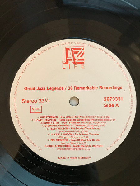 Various - Great Jazz Legends | Jazz Life (2673331) - 3 Various - Great Jazz Legends | Jazz Life (2673331) - 3