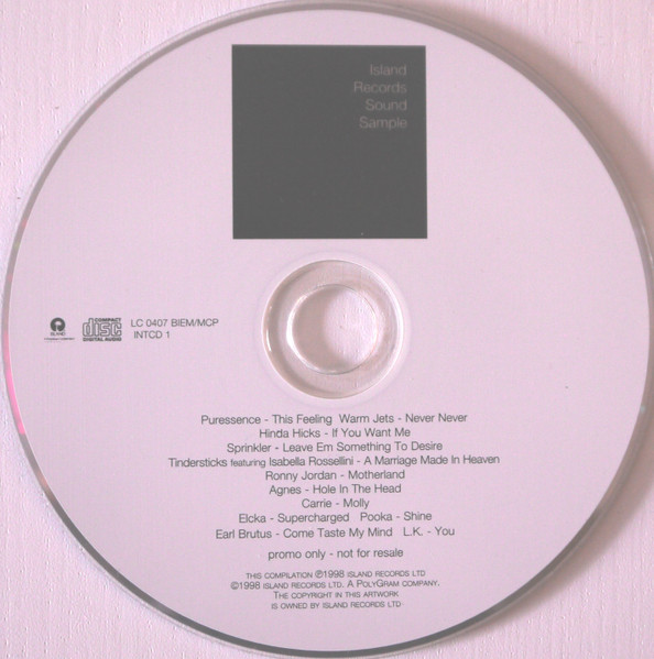 Various - Island Records Sound Sample | Island Records (INTCD 1) - 3