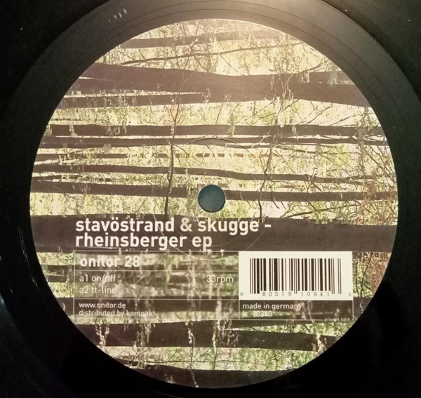 Stavöstrand & Skugge - Rheinsberger EP | Onitor (ONITOR 28) - main Stavöstrand & Skugge - Rheinsberger EP | Onitor (ONITOR 28) - main