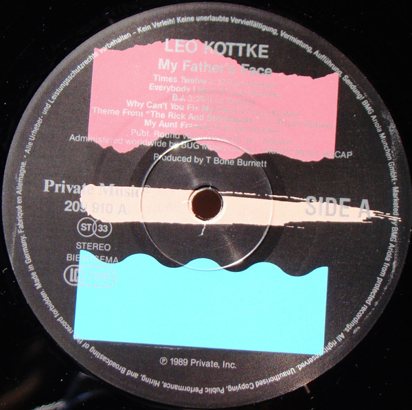 Leo Kottke - My Father's Face | Private Music (209 910) - 3