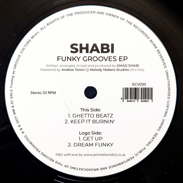 Shabi - Funky Grooves EP | Groove Culture Music (GCV030)