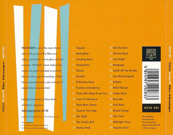The Champs - Tequila - The Very Best Of The Champs | Music Club (MCCD 283) - 2