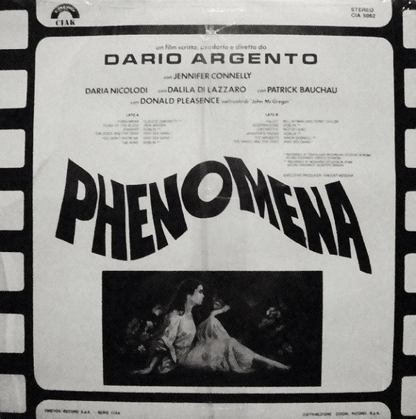 Various - Phenomena (Colonna Sonora Originale) | Cinevox Record (CIA 5062) - 2