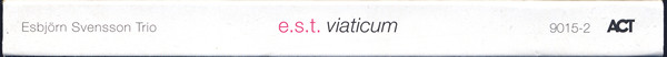 E.S.T. - Viaticum | ACT (ACT 9015-2) - 3 E.S.T. - Viaticum | ACT (ACT 9015-2) - 3