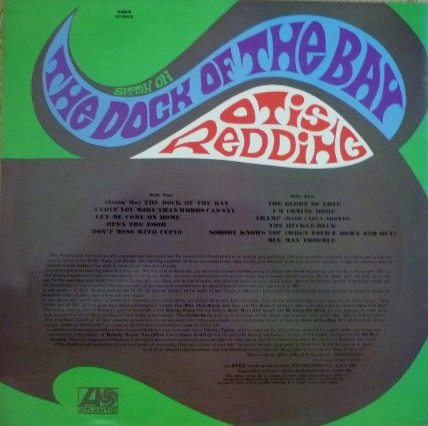 Otis Redding - The Dock Of The Bay | Atlantic (K 40076) - 2