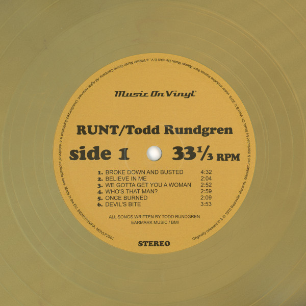 Todd Rundgren - Runt | Music On Vinyl (MOVLP2501) - 4 Todd Rundgren - Runt | Music On Vinyl (MOVLP2501) - 4