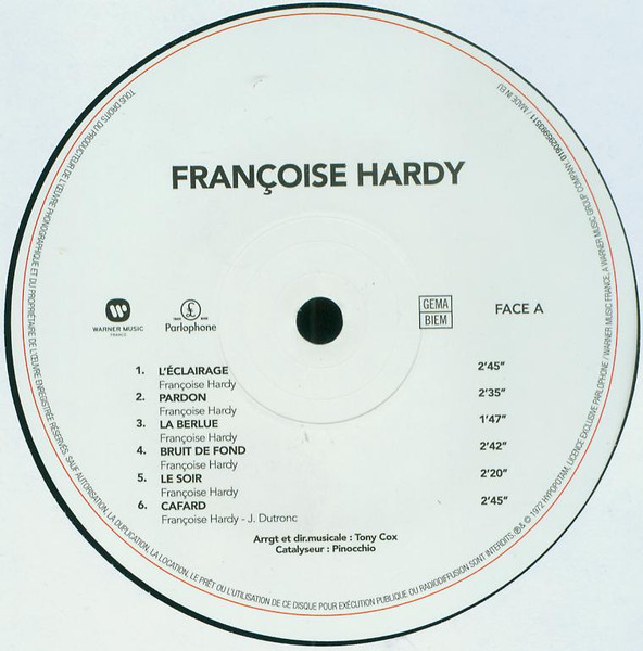 Françoise Hardy - Et Si Je M'En Vais Avant Toi | Parlophone (0190295993511) - 3 Françoise Hardy - Et Si Je M'En Vais Avant Toi | Parlophone (0190295993511) - 3