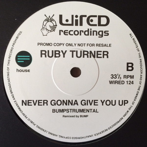 Ruby Turner - Never Gonna Give You Up | Wired Recordings (WIRED 124) - 2
