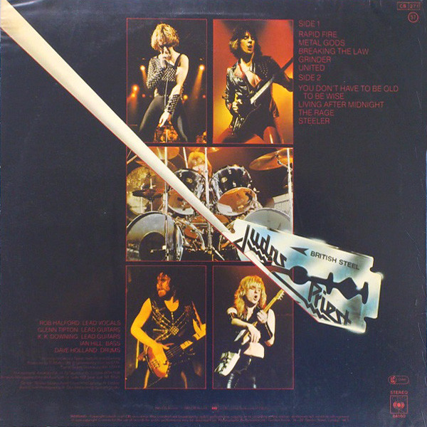 Judas Priest - British Steel | CBS (S CBS 84160) - 2 Judas Priest - British Steel | CBS (S CBS 84160) - 2