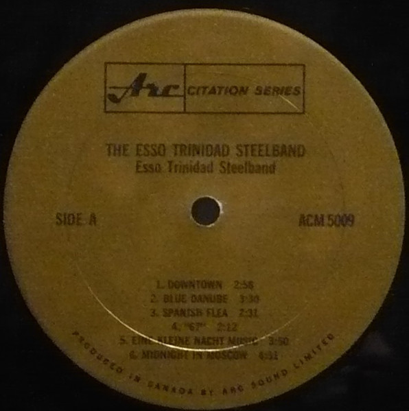 The Esso Trinidad Steel Band - On Tour | Arc Records (ACM 5009) - 3 The Esso Trinidad Steel Band - On Tour | Arc Records (ACM 5009) - 3
