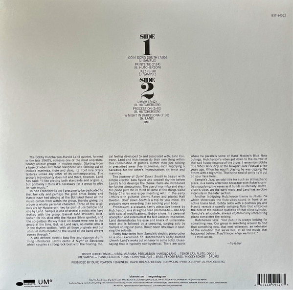 Bobby Hutcherson Featuring Harold Land - San Francisco | Blue Note (4859548) - main