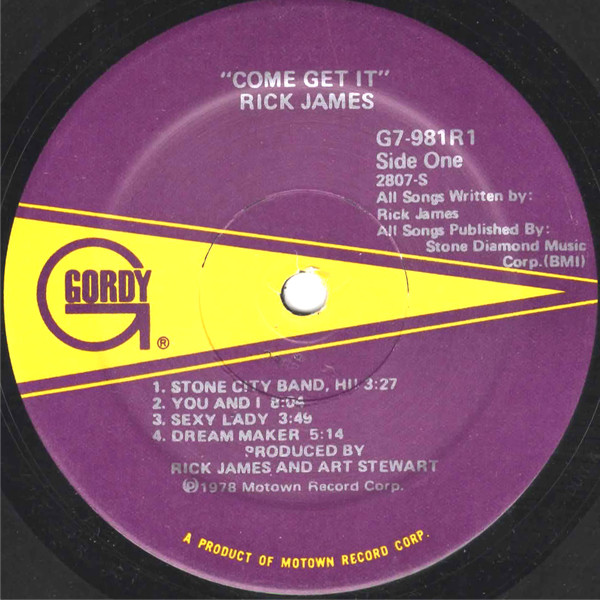 Rick James - Come Get It! | Gordy (G7-981R1) - 3 Rick James - Come Get It! | Gordy (G7-981R1) - 3