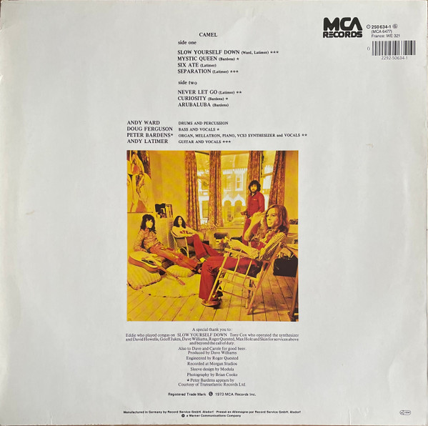 Camel - Camel | MCA Records (250 634-1) - 2 Camel - Camel | MCA Records (250 634-1) - 2